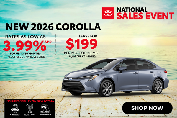 2026 Corolla Offer