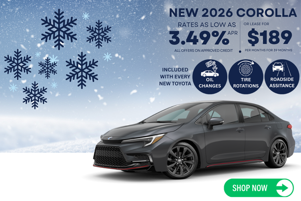 2026 Corolla Offer
