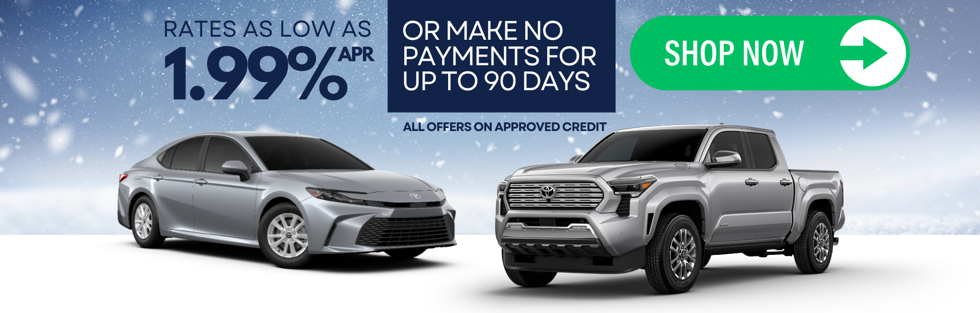 Rates as low as 1.99%