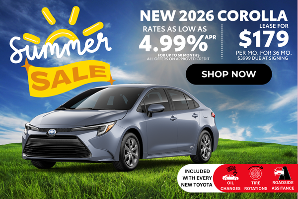 2026 Corolla Offer
