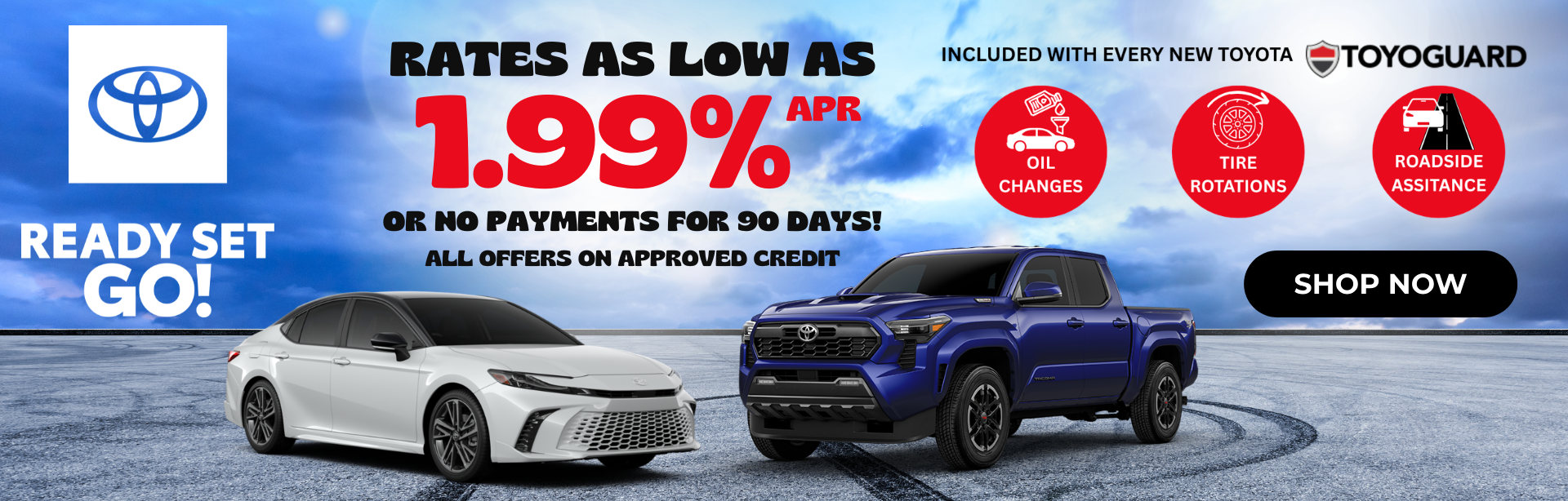 Rates as low as 1.99%