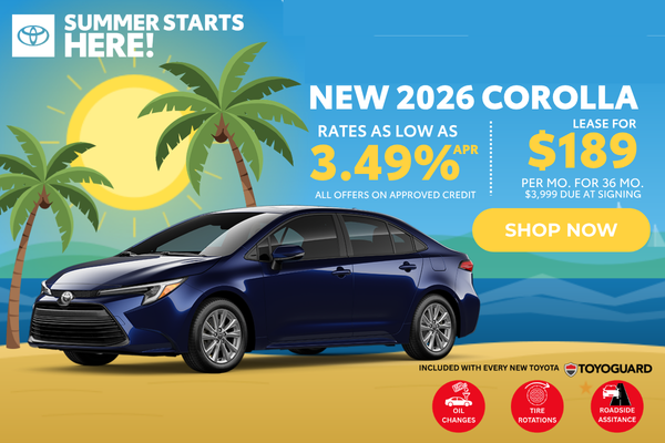 2026 Corolla Offer