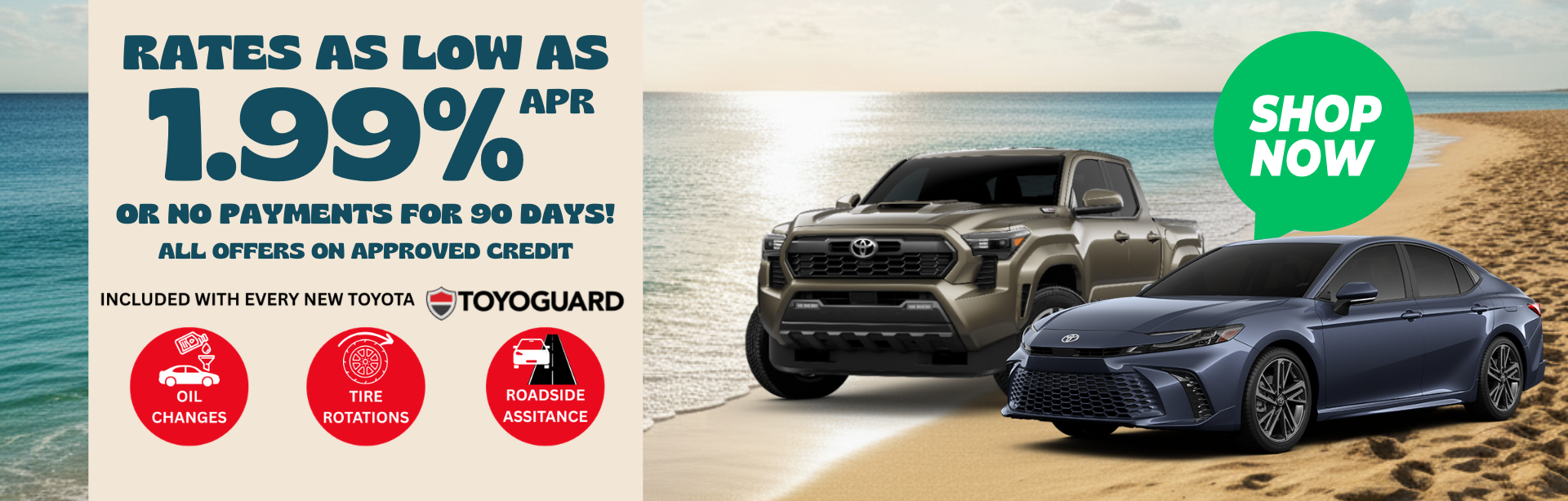 Rates as low as 1.99%