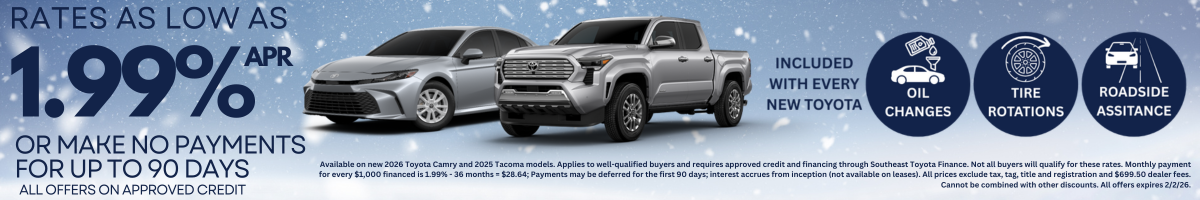 Toyota 1.99% APR Offer