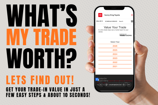 We Want Your Trade!