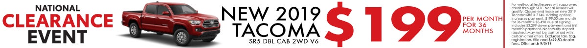 2019 Tacoma Offer